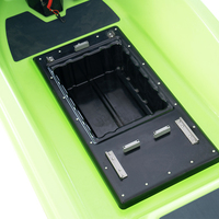 Bateau de karting électrique mini V1 16 kW, vitesse maximale 50 km/h, motomarine personnelle en matériau ASA, bateau de sport nautique écologique
