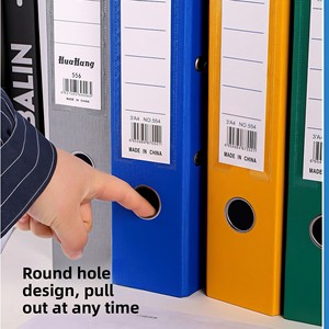 Hot Sale 3 Inch <strong>A4</strong> FC Office PP <strong>Box</strong> <strong>File</strong> Rigid Lever Arch <strong>File</strong> Holder Clip Paper Cover Filing Products - Product Image 2