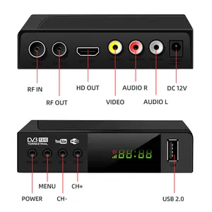 工厂原始设备制造商/ODM机顶盒DVB T2/C电视接收器免费播放高清DVB T2/C机顶盒