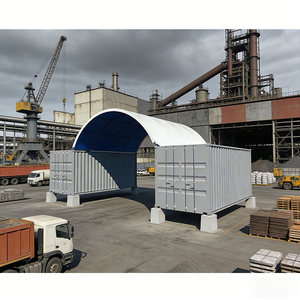 Warehouse <b>Storage</b> Tent Container <b>Storage</b> Shelter Waterproof PVC Container Canopy Shipping Container Building Shelter tent - Product Image 6