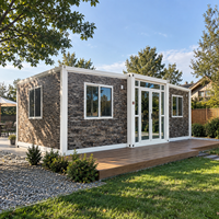 Kits de maisons modulaires préfabriquées de luxe 2026, extensibles verticalement, 20 et 40 pieds, pour l'extérieur