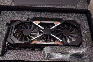 การ์ดจอกราฟิกสำหรับเล่นเกม Triple Fan RGB GTX1080Ti 11GB ระบายความร้อนได้ดีเยี่ยม สำหรับเล่นเกม 4K VR ออกแบบ 3D รีนเดอร์ และตัดต่อวิดีโอ - Product Image 6