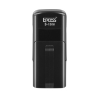 Tampon encreur de poche EXPRESS de haute qualité, petit format, en plastique ABS/POM, personnalisable, pour signature de bureau, facile à transporter S-1506