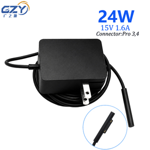 Alimentation pour ordinateur portable 24W, adaptateur secteur AC 15V 1.6A, compatible avec l'adaptateur pour ordinateur portable Surface Pro, pour Go1/2, prise EU/US, Pro 3 4 - Product Image 1