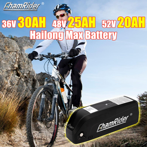Chamrider Large Capacity HailongMax36V <b>48V</b> 52V 19.2ah 175ah 3000w E Bike Triangle Lithium Water Bottle <b>Battery</b> - Product Image 4