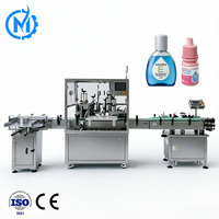 Machine de remplissage et de bouchage rotative monobloc pour flacons de cosmétiques liquides, gouttes pour les yeux, huiles essentielles de lavande et parfums