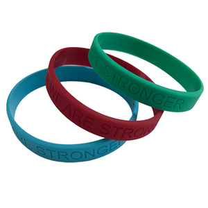 Mới nhất biểu tượng tùy chỉnh cao su dây đeo cổ tay Bán buôn giá rẻ Debossed Silicone dây đeo cổ tay cho thể thao - Product Image 4