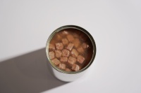 Nourriture humide pour chiens en conserve enrichie en acides gras oméga 3 et 6, 375 g, pour la santé de la peau et du pelage, vente en gros, OEM, approvisionnement en vrac