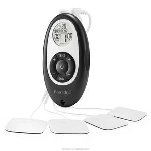 Estimulador Muscular da Unidade <span class=keywords><strong>TENS</strong></span> EMS 2-em-1 | Alívio da Dor e Dispositivo de Fortalecimento Muscular de Canal Duplo - Product Image 1