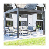 Gazebo électrique de luxe étanche persienne bioclimatique aluminium motorisé pare-soleil Pergola Nature pour balcon couverture extérieure