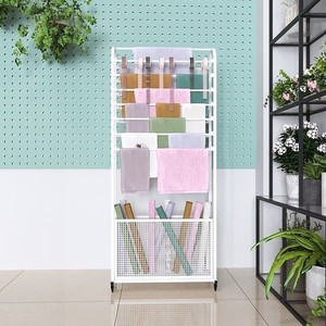 Estante de cinta de hierro para embalaje de flores, estante de exhibición de almacenamiento para el Día de la madre, suministros de tienda de flores, estante al por mayor - Product Image 3