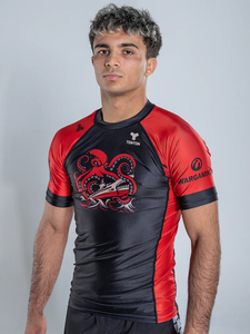 <span class=keywords><strong>Tontons</strong></span> Factory Custom Fashion No Gi Fight Sublimated Quick-Dry Swimwear Custom Mma Bjj Rashguard Demi-Manches - Product Image 5