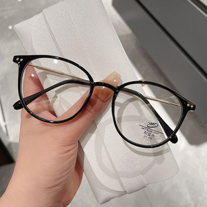 Lunettes de lecture anti-lumière bleue pour femmes, monture marron, verres PC, style printemps <span class=keywords><strong>2022</strong></span> - Product Image 4