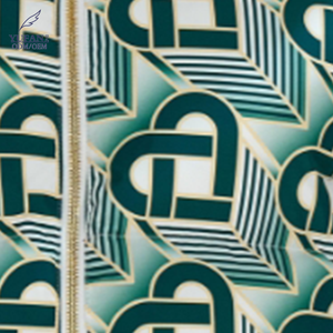 Yufan OEM Tùy Chỉnh Thiết Kế Màu Xanh Lá Cây Trái Tim In Ấn Parka Cho Phụ Nữ Mùa Đông Cô Gái Áo Khoác Ngắn Với Cổ Áo Lông Thú - Product Image 3