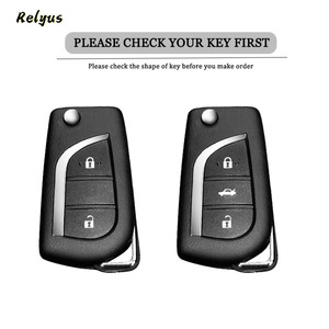 Housse de clé de voiture en TPU Offre Spéciale pour Toyota Auris Corolla Avensis Verso Yaris Aygo <span class=keywords><strong>Scion</strong></span> TC <span class=keywords><strong>IM</strong></span> 2015 2016 Camry RAV4 accessoires - Product Image 2