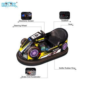 Parc d'attractions Nouvelle couleur de voiture tamponneuse à piles Modèle électrique de voiture tamponneuse rotative - Product Image 4