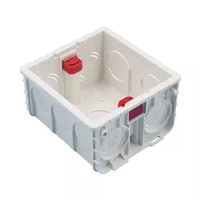 Boîtier de jonction PVC BODER simple gang, IP65, pour installation électrique, avec boîte blanche fine personnalisée type 86 – Vente en gros usine FOSHAN