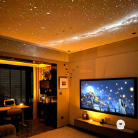 Planétarium intelligent Projecteur d'étoiles Veilleuse pour enfants Galaxies 3D Voie lactée Sommeil Musique Corps ABS Source de lumière LED Voix Blanc