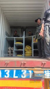 Q235 khung thép xây dựng giàn giáo đôi thang nhẹ trọng lượng nặng khách sạn sử dụng cường độ cao 800kg tải trọng 6-7ft chiều cao - Product Image 6