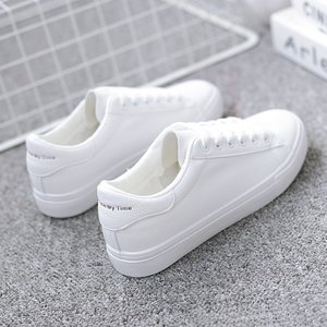 Minimalist White Sneakers Breathable Sweet Student Casual <b>Shoes</b> - Product Image 2