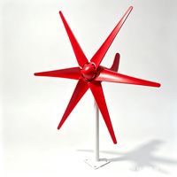 Éolienne à axe horizontal Leading Wind 500W, petite éolienne à 3/5/6 pales en fibre de nylon