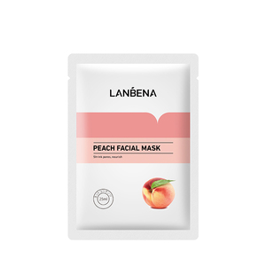 Mascarillas Faciales Iluminadoras de Melocotón LANBENA, Mascarilla Facial Hidratante de Frutas - Product Image 1