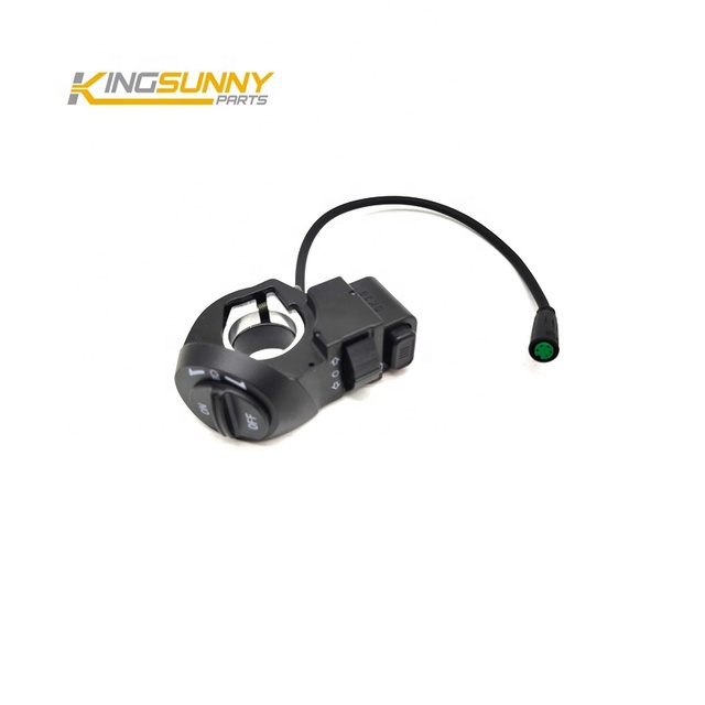 3-in-1 Switch for V8 Handlebar Control Combination Switch Turn signal Horn Headlight Replacement  Electric Bicycle Parts
