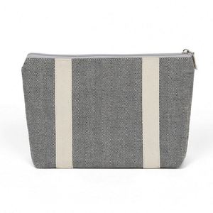 Bolsa de Cosméticos de Gran Capacidad Estilo Japonés, Bolsa de Maquillaje de Lona Ecológica para Uso Diario, Bolsa de Viaje con Cierre - Product Image 1