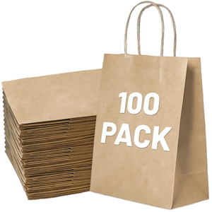 Cheap Small Debossed Food Grade White <b>Paper</b> <b>Packaging</b> Bag Flexiloop Handle Logo Recyclable Biodegradable Eco-Friendly for Food - Product Image 1