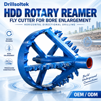 Drillsoltek Outil de forage directionnel, fraise rotative pour disques durs, ouvre-trou, pour l'élargissement de trous de pipeline souterrain