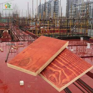 Panneau de contreplaqué en bois d'ingénierie de qualité E0 E1 personnalisé 3/8 pouces 1/2 pouces contreplaqué <span class=keywords><strong>film</strong></span>é - Product Image 3