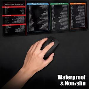 Văn Phòng Lớn Tùy Chỉnh Nước Nóng Bàn Phím Chuột Pad Excel Phím Tắt 4Mm Độ Dày Vuông Trong Kho Tiếng Anh Phiên Bản Bàn Pad - Product Image 3