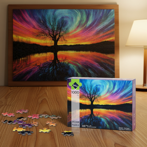 <span class=keywords><strong>Puzzle</strong></span> en papier de qualité supérieure Jeu pour adultes Certifié FSC Carton recyclable Découpe de précision 1000 pièces Puzzles - Product Image 1