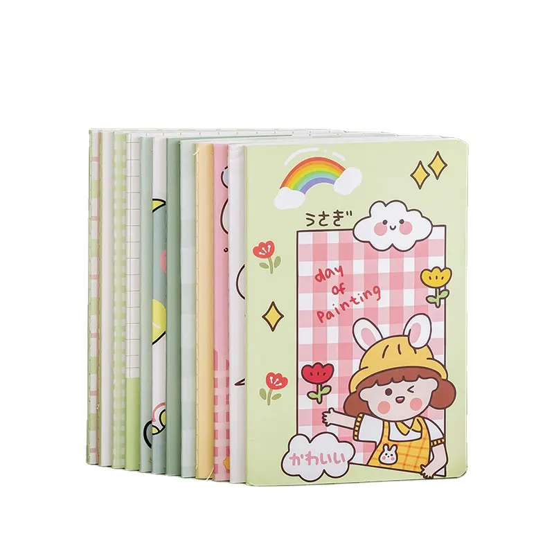 A5 Notepad Cartoon notebook good-looking cute pupils' supplies notepad New Year stationery book