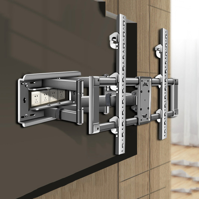 DY999S Safety Easy Mounting VESA 800*800mm Large Screen  Full Motion 55-100 Inch TV Wall Mount Bracket for Wall