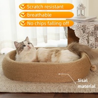 Lit grattoir pour chat en sisal de luxe Offre Spéciale écologique de haute qualité durable intérieur usage domestique moderne peu encombrant pour Noël