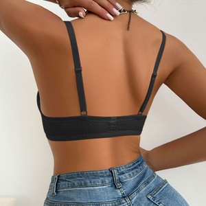 Reggiseno con Chiusura Frontale a Prezzo di Fabbrica OEM, Lingerie Texturizzata Imbottita, Reggiseno Senza Cuciture Elegante per Outfit Estivi da Festa - Product Image 4