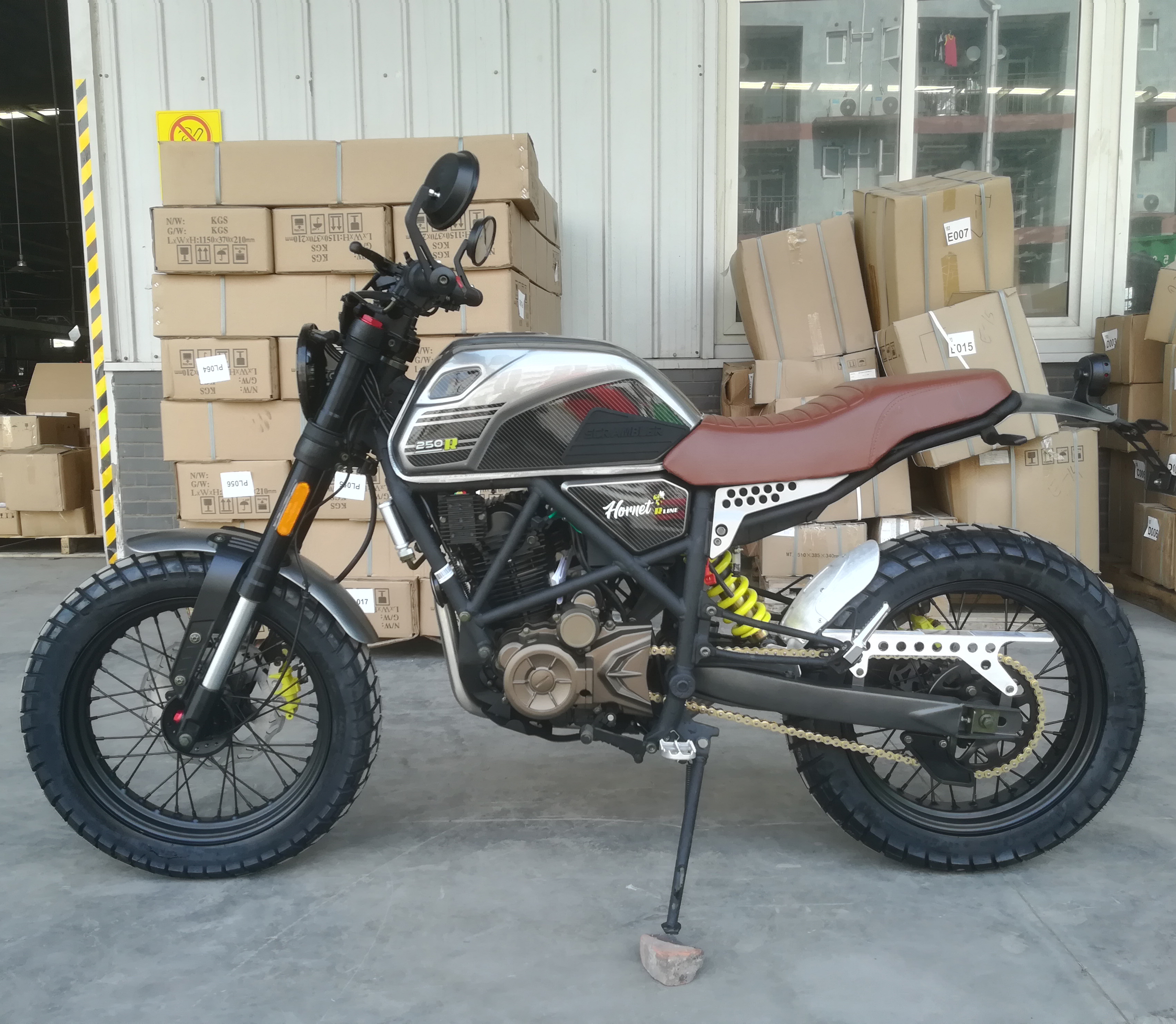 Flat Tracker Kawasaki Ninja Scrambler 250 Side Stand For Ducati
