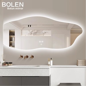 <span class=keywords><strong>Espejo</strong></span> de Baño Inteligente con Iluminación LED Creativa y Antivaho, Montado en la Pared para Uso en el Inodoro y Lavabo, Ideal para <span class=keywords><strong>Maquillaje</strong></span> - Product Image 2