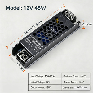 Nouvelle alimentation à découpage ultra-mince 12V 100W, transformateur LED 220V AC vers 12V DC pour bandes lumineuses longues - Product Image 3