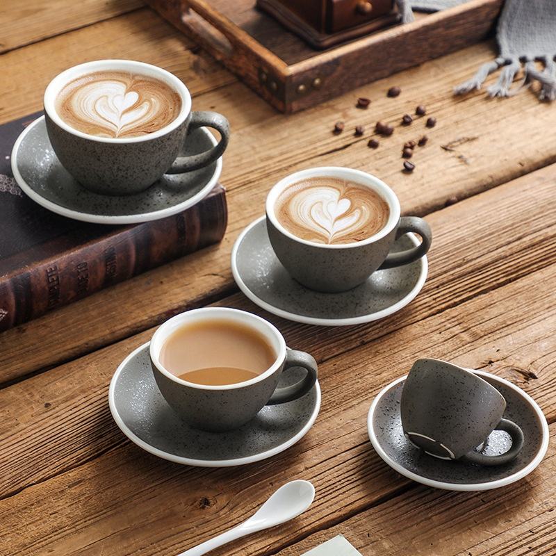 Set 4 Tazzine Espresso In Ceramica Da 80ml - Senza Manico, Spesse E Eleganti, Per Caffè, Tè, Regali O Candele - Foto 2