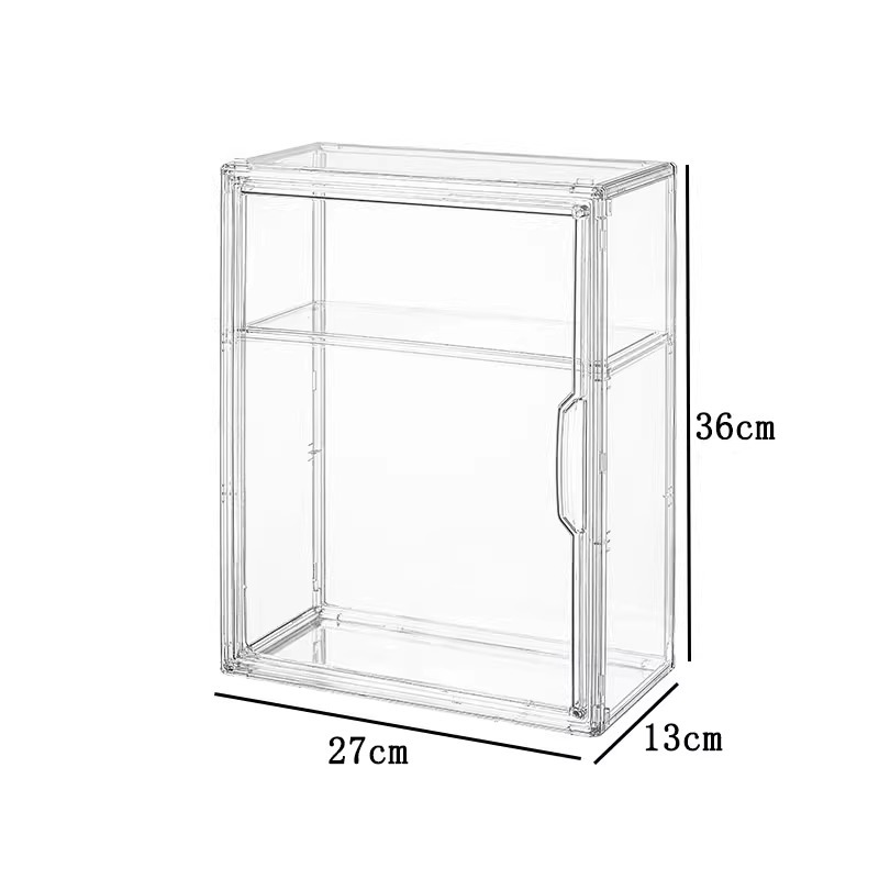 36*27*13cm fixé au mur [grande étagère transparente à une seule couche]