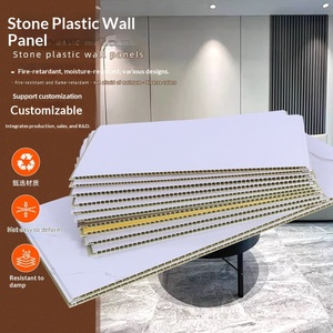Paneles de Pared Modernos de PVC, Paneles Decorativos para Paredes de Uso Doméstico, Paneles Integrados para Techo y Pared, Impermeables, Venta al Por Mayor - Product Image 5