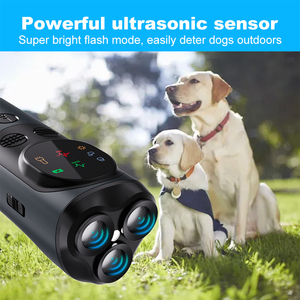 Fábrica al por mayor nuevo tapón de ladridos ultrasónico antiladridos repelente de perros recargable entrenador de perros portátil repelente de perros ultrasónico - Product Image 3