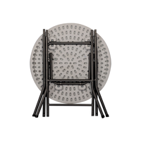 Table de bar ronde pliable en plastique léger de haute qualité pour usage commercial, hôtelier et extérieur – Vente en gros