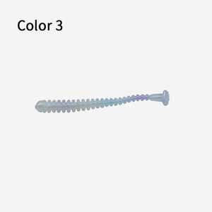 Appâts de pêche en eau douce appâts artificiels appâts souples Silicone PVC <span class=keywords><strong>leurre</strong></span> souple Wobblers 45mm pêche aux racines petit T queue <span class=keywords><strong>leurre</strong></span> souple - Product Image 5