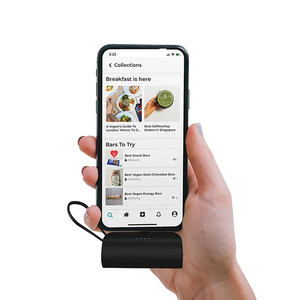 Cadeaux promotionnels certifiés CE/FCC/KC/UN38.3/<span class=keywords><strong>SMDS</strong></span>, bien accueillis, de petite taille, mini chargeur de téléphone portable portable, batterie externe - Product Image 1