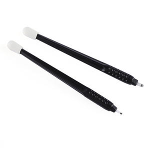 PMU Poignée Stylo Micro Baldes Titulaire Microblading Outil Jetable Noir Sourcil <span class=keywords><strong>Tatouage</strong></span> 18U u Nano Maquillage Permanent - Product Image 2
