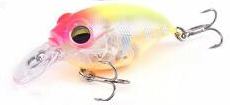เหยื่อปลอมแบบแข็ง Luatc New Crank Mini Baits ขนาด 45 มม. น้ำหนัก 9 กรัม พร้อมตะขอ - Product Image 4