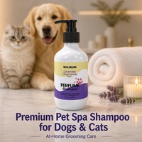 Shampoo pour animaux de compagnie en plastique écologique naturel et biologique 300 ml, nettoyage doux, hydratant, fournitures de toilettage pour chiens et chats, soin du pelage